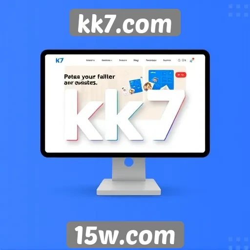 Interface e usabilidade do kk7.com em destaque