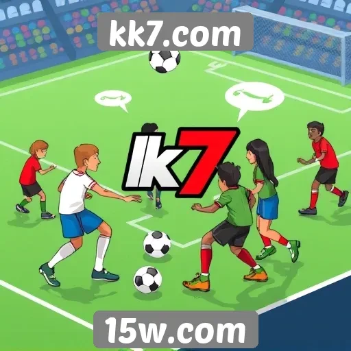 Exploração das funcionalidades sociais no kk7.com