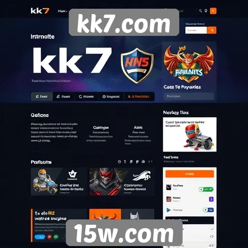 Atualização da interface do usuário no kk7.com